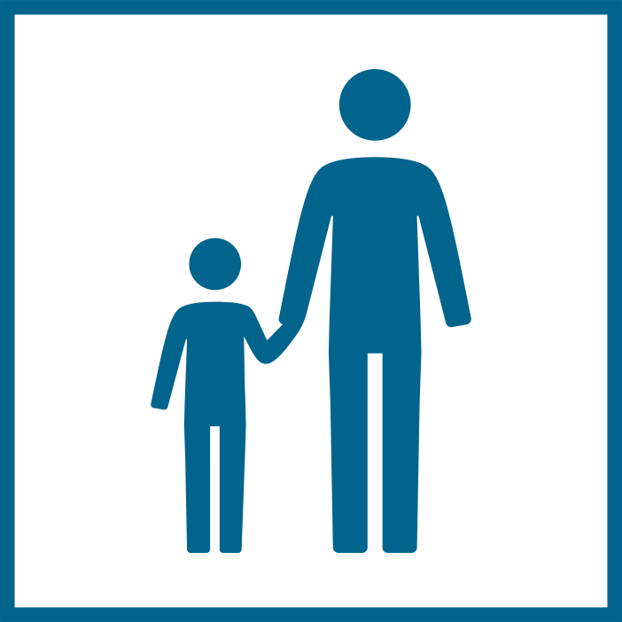 Pictogram Coronavaccin voor kinderen