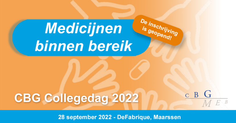 Schrijf je in voor de CBG Collegedag 2022