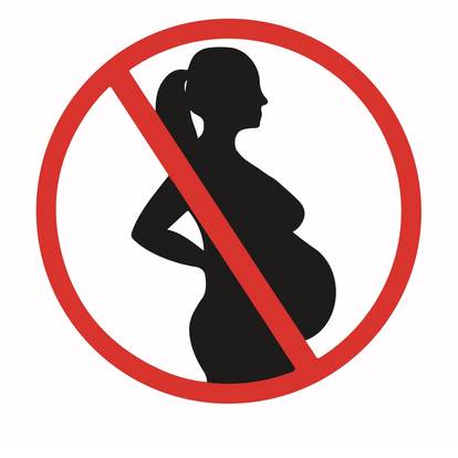 Pictogram gebruik bij zwangerschap